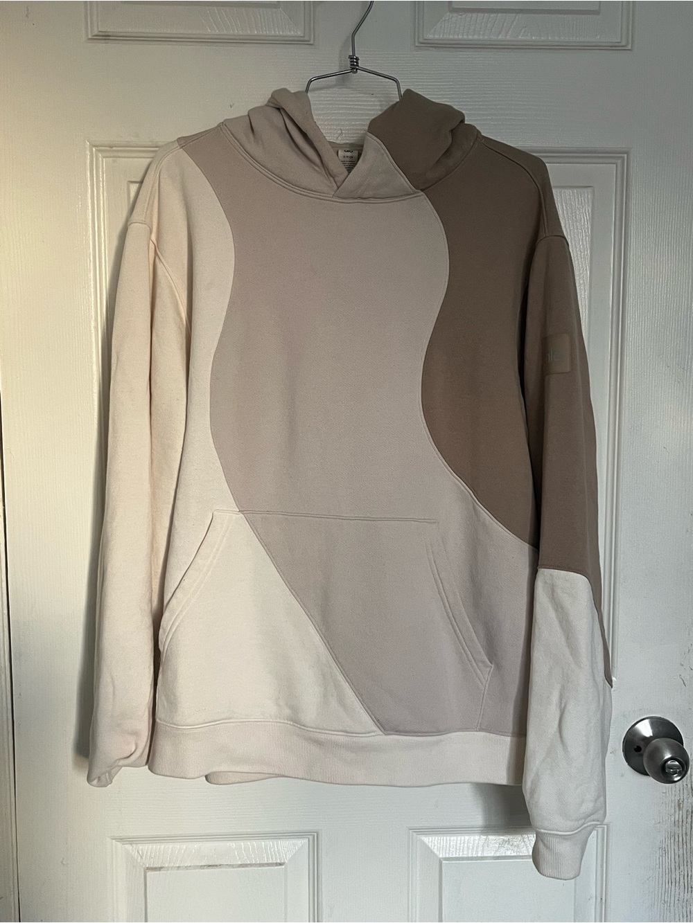 Alo Yoga Make Wave  brown and tan hoodie Size Small Men